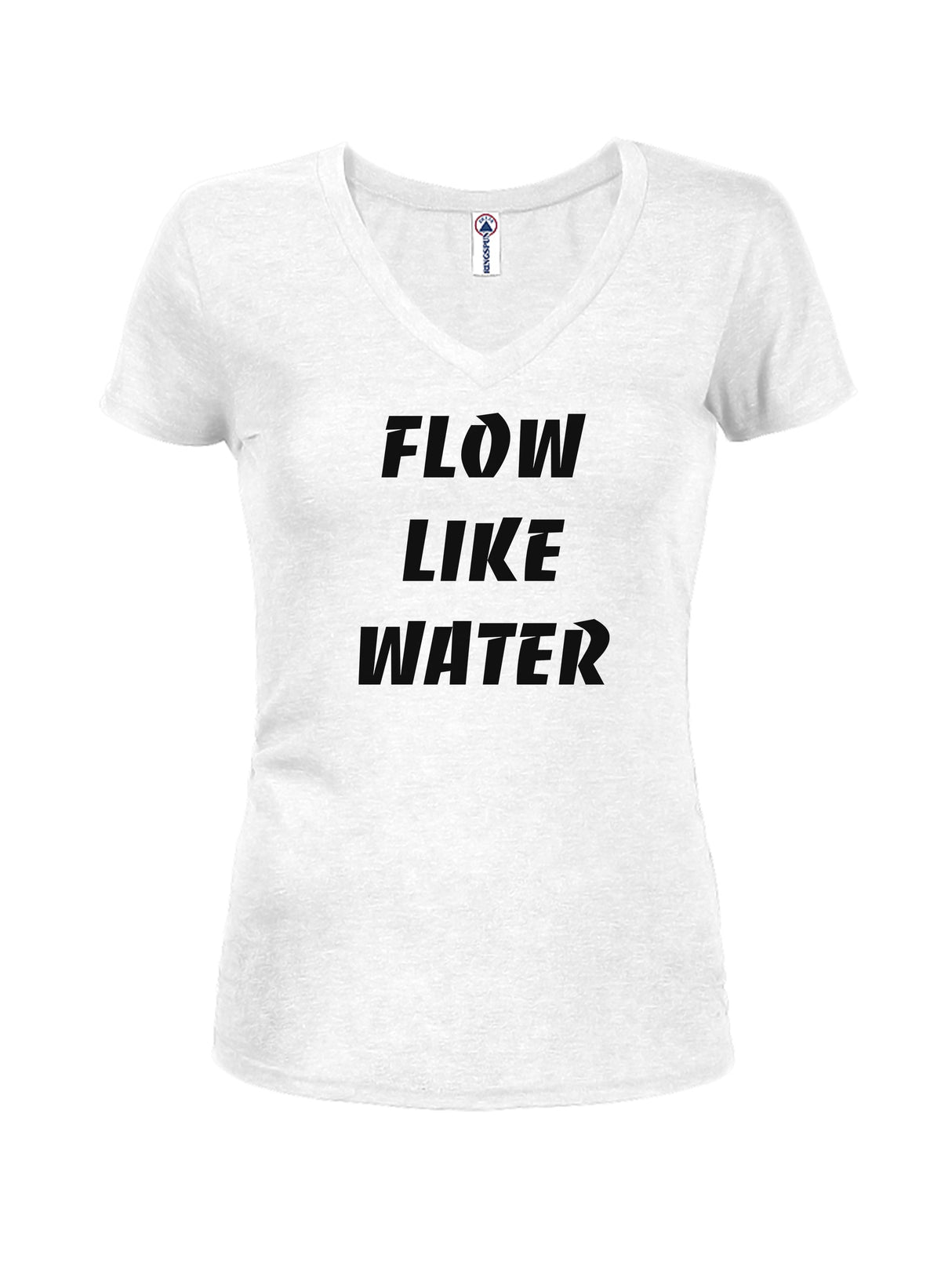Flow Like Water Juniors V Neck T-Shirt product image 2