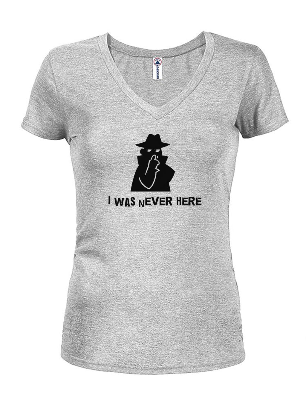 I Was Never Here Juniors V Neck T-Shirt product image 3
