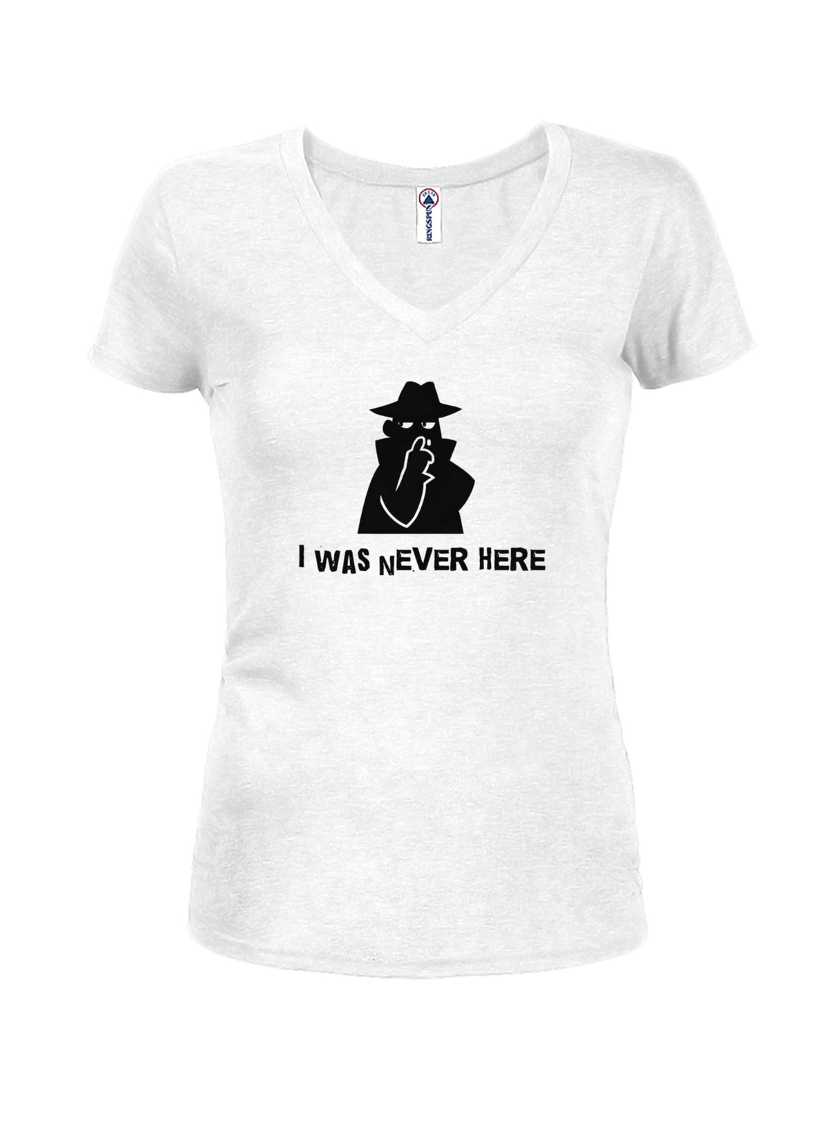 I Was Never Here Juniors V Neck T-Shirt product image 2