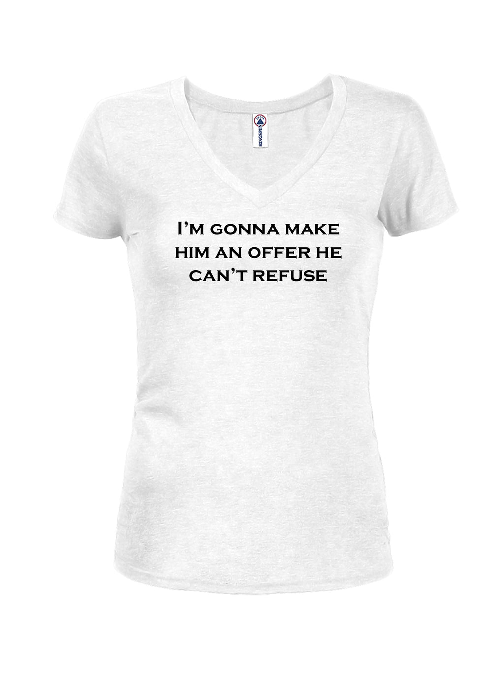 I'm gonna make him an offer he can't refuse Juniors V Neck product image 2