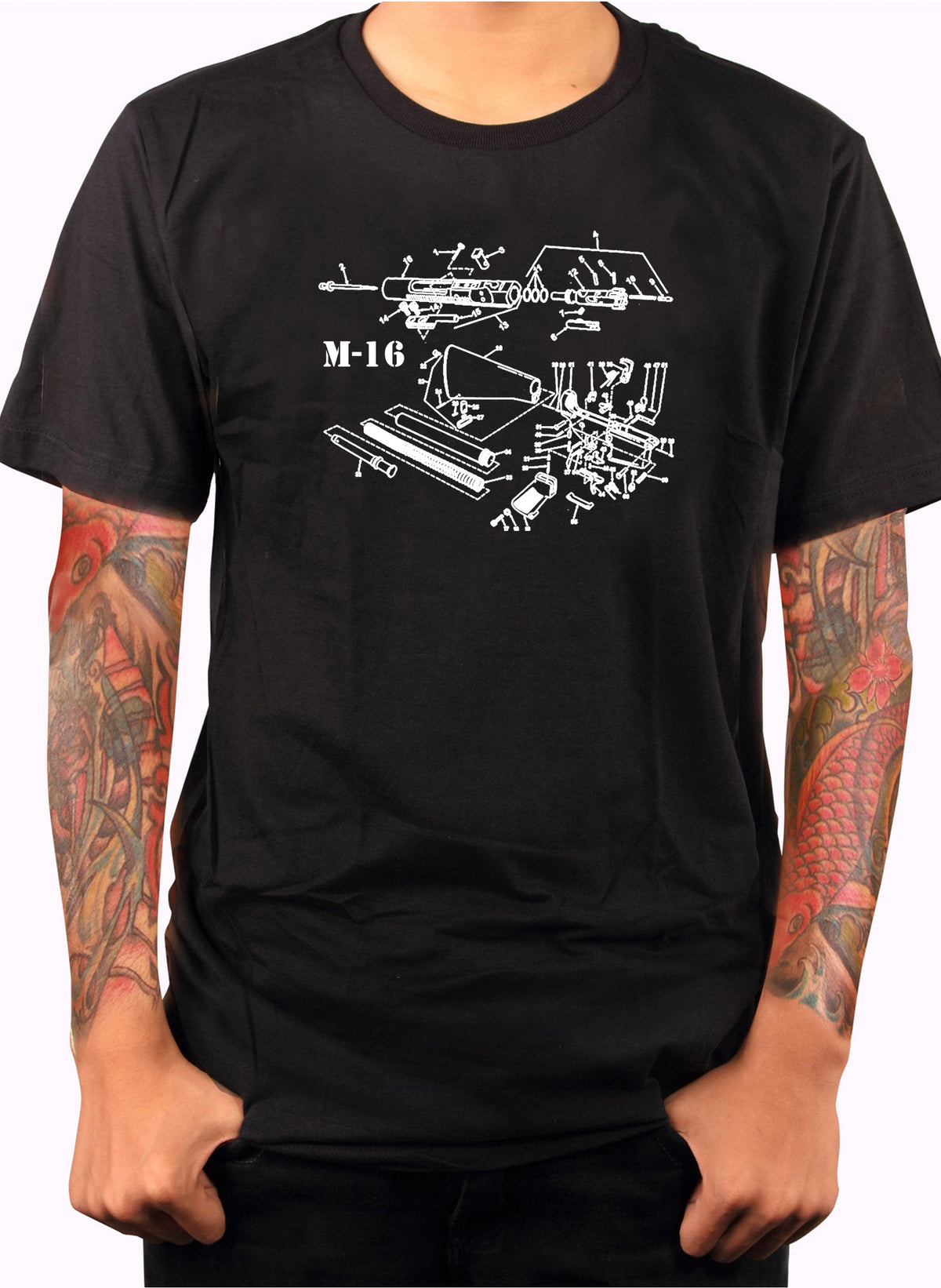 M-16 Schematic T-Shirt product image 2