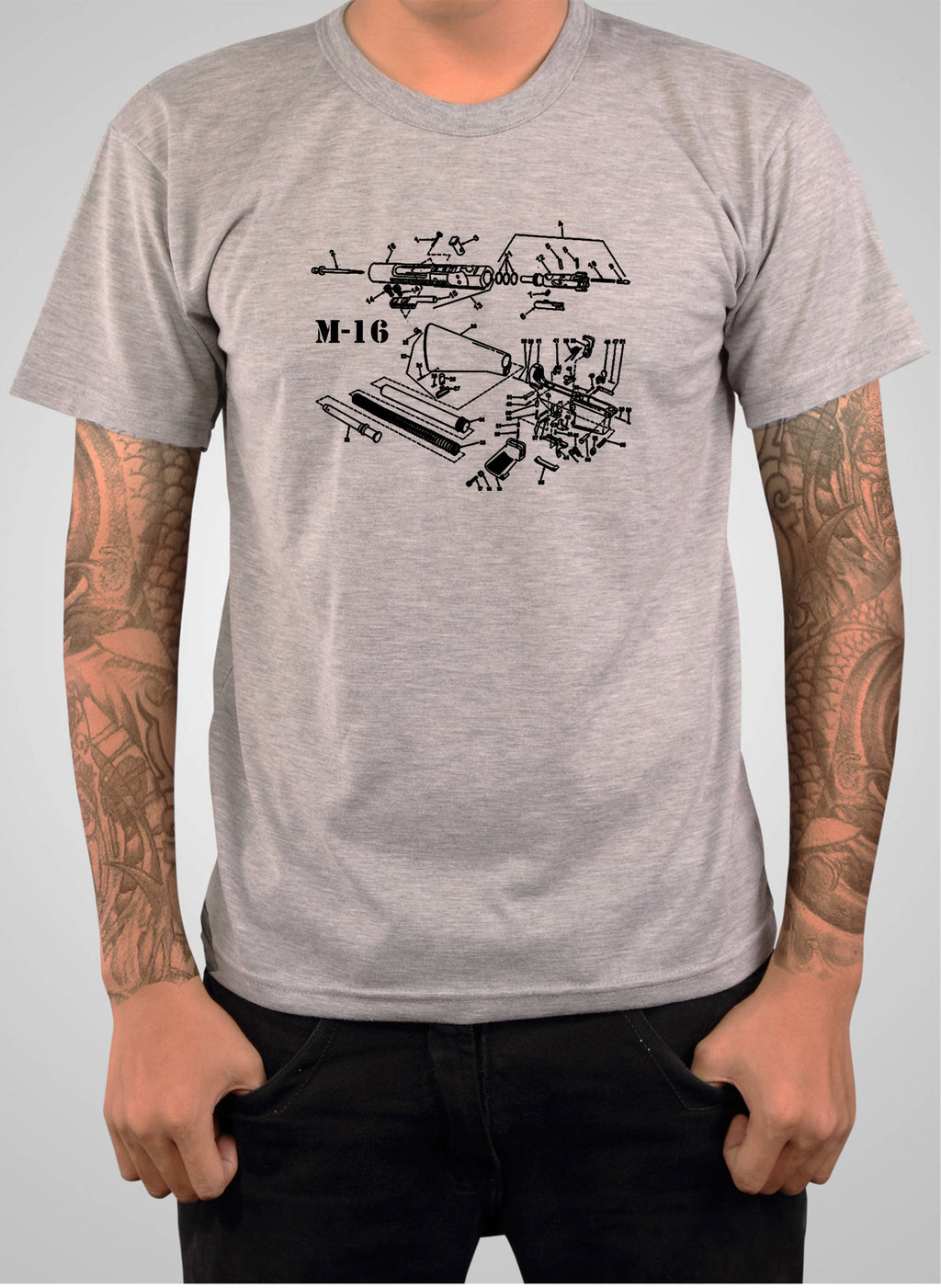 M-16 Schematic T-Shirt product image 6