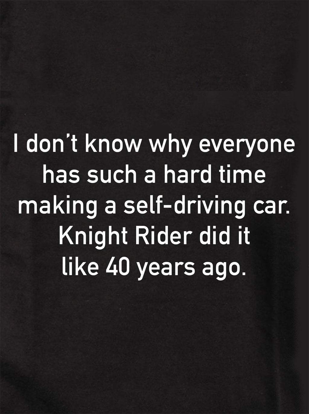 Hard time making a self-driving car Knight Rider did it product image 1