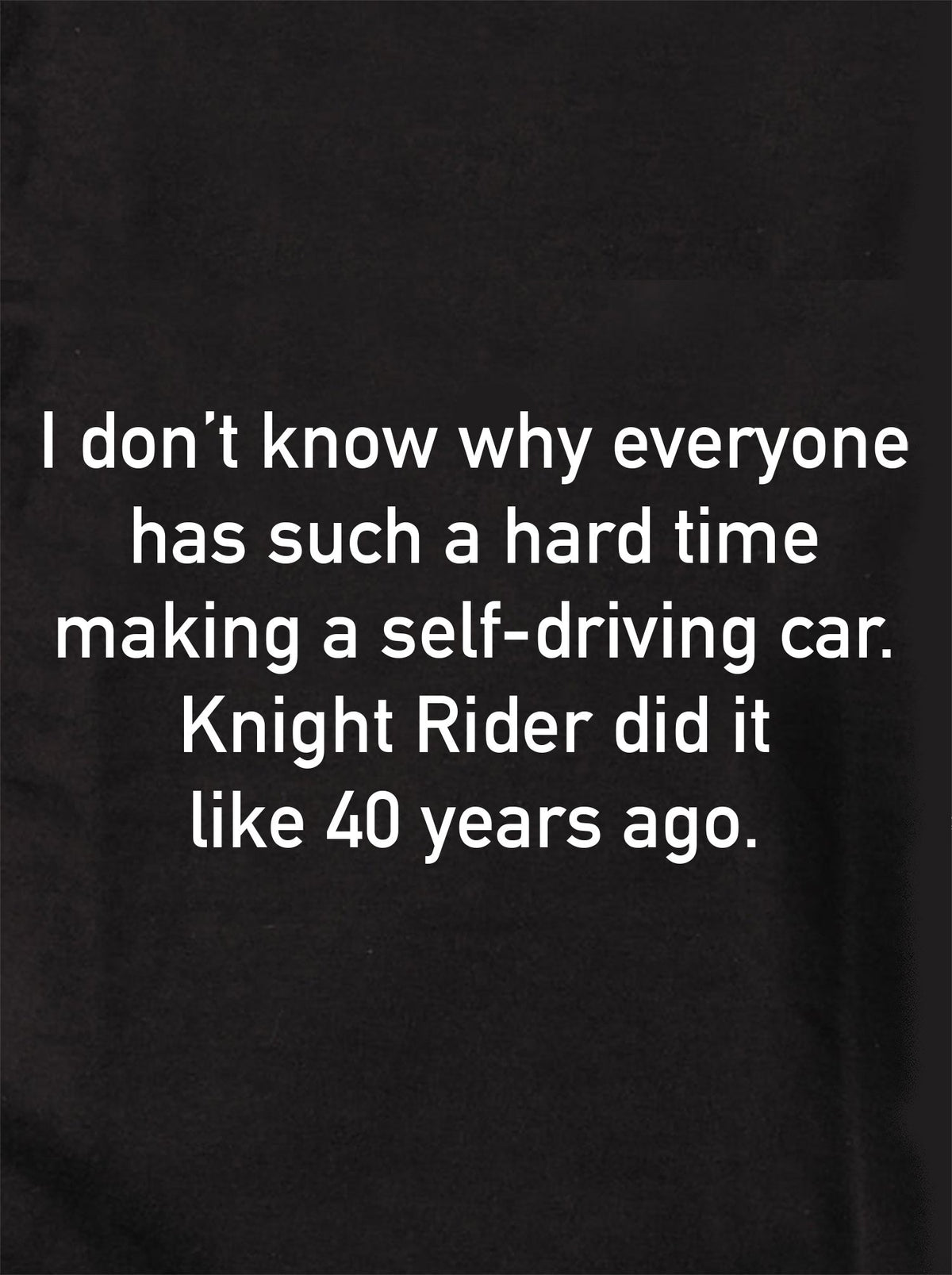 Hard time making a self-driving car Knight Rider did it product image 1