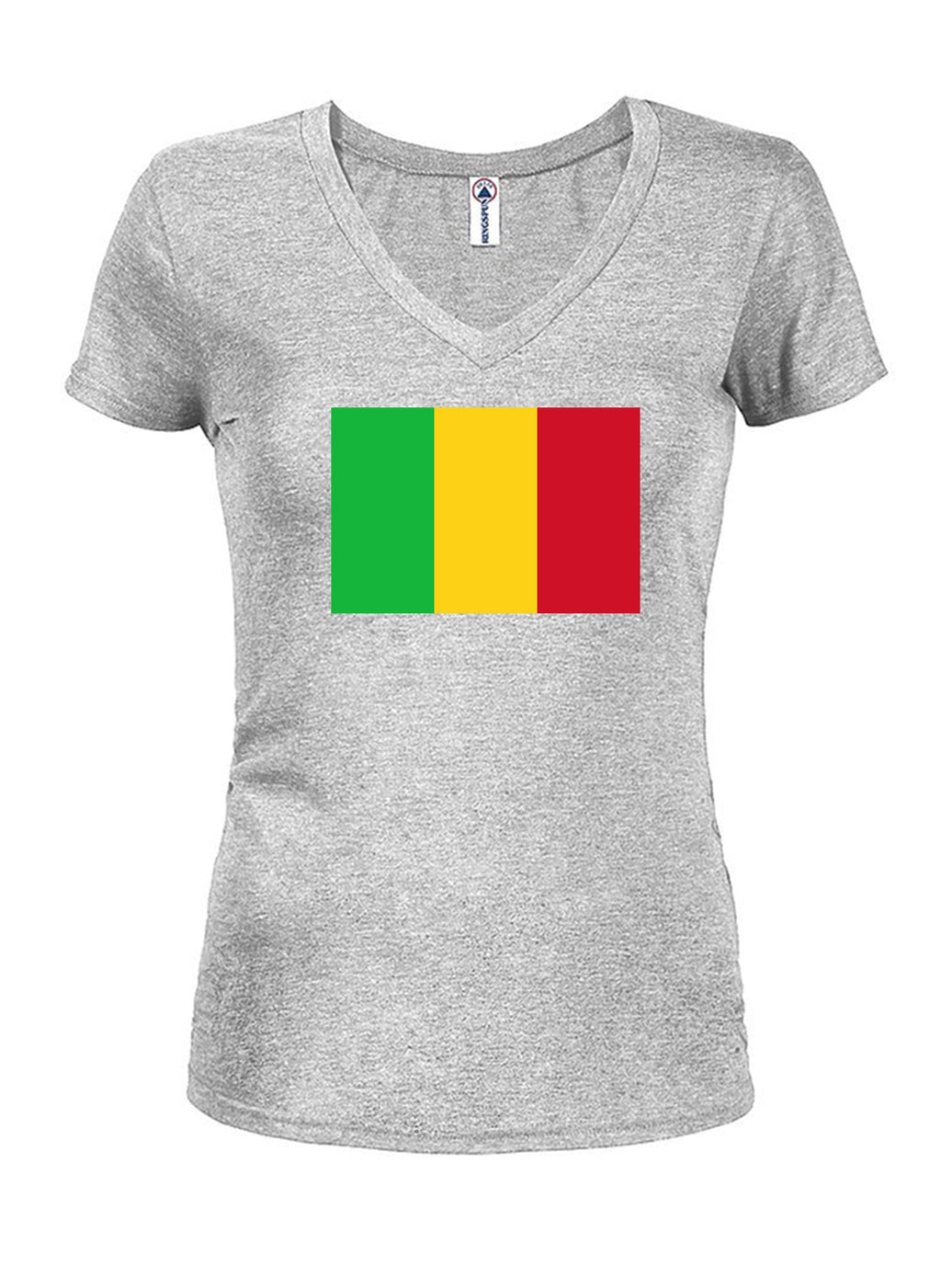 Malian Flag Juniors V Neck T-Shirt product image 3