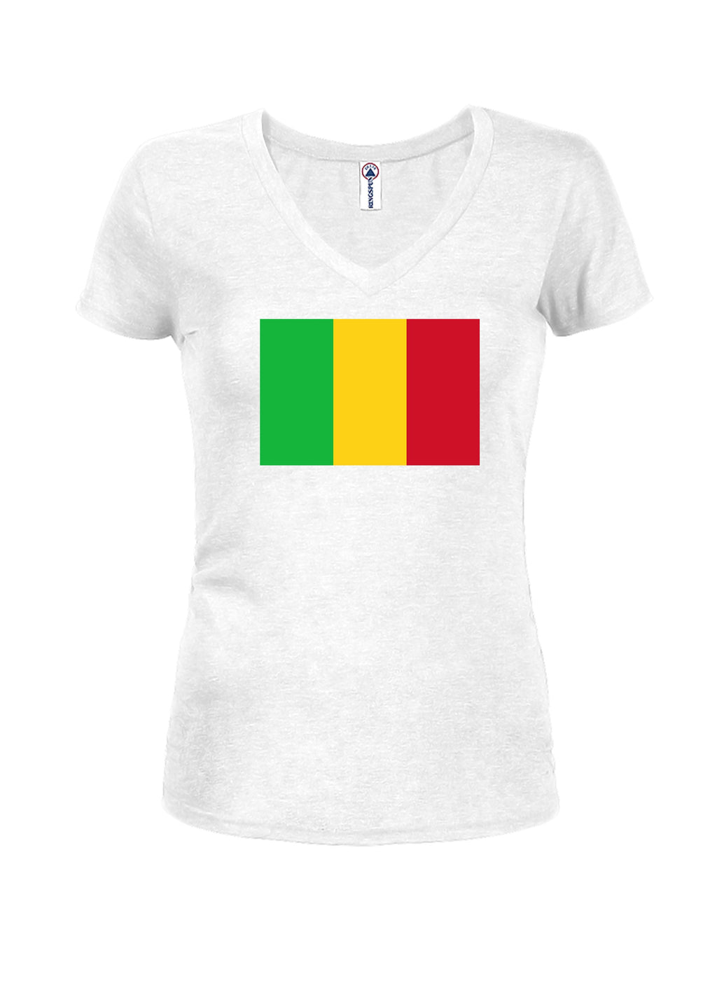 Malian Flag Juniors V Neck T-Shirt product image 2