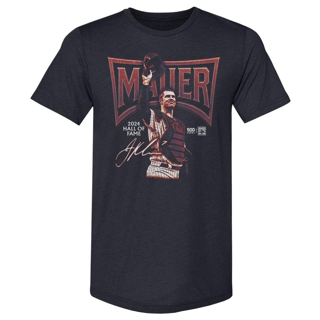 Joe Mauer Minnesota Banner Bitmap WHT product image 1