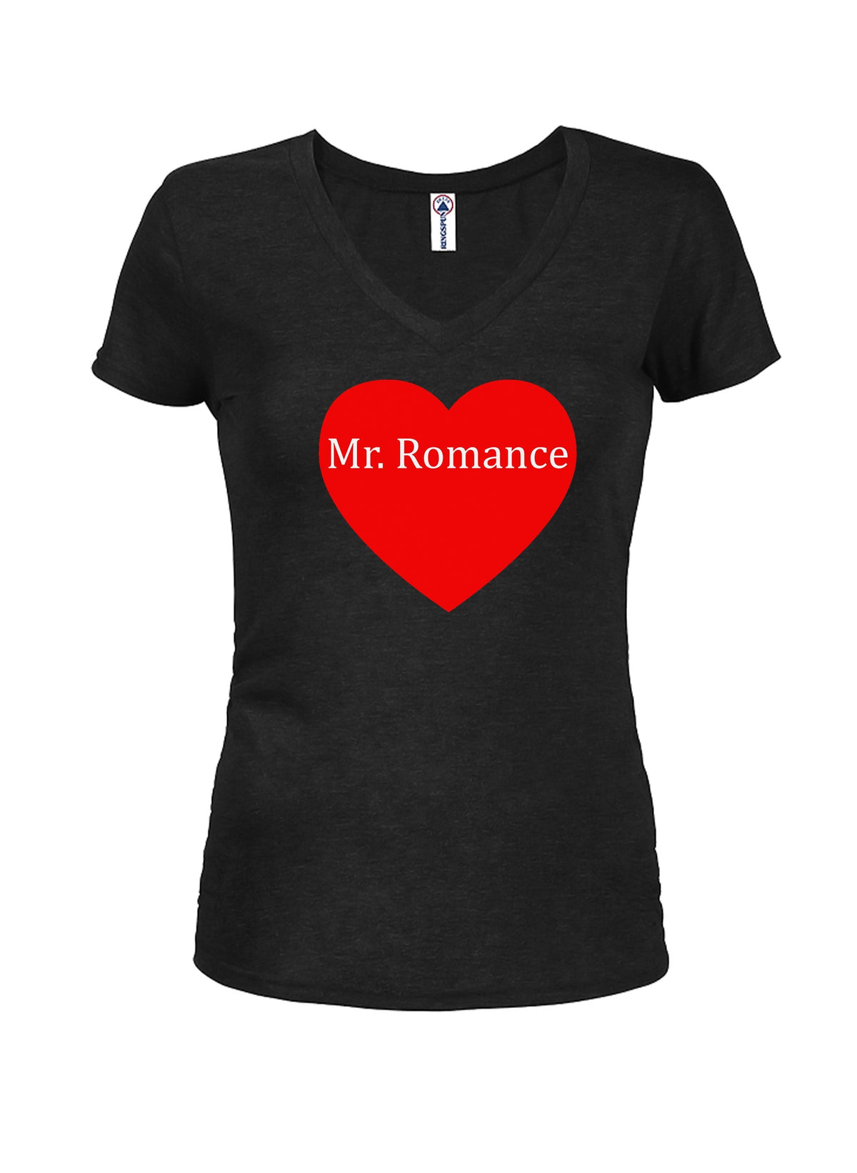 Mr. Romance Juniors V Neck T-Shirt product image 1