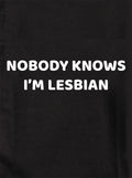 NOBODY KNOWS I’M LESBIAN T-Shirt product image 1