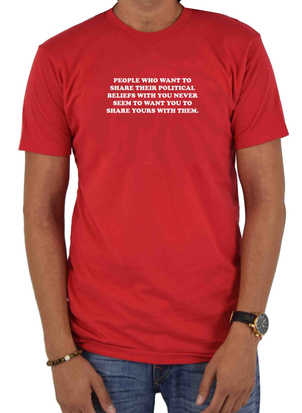 People Who Want to Share Their Political Beliefs T-Shirt product image 5