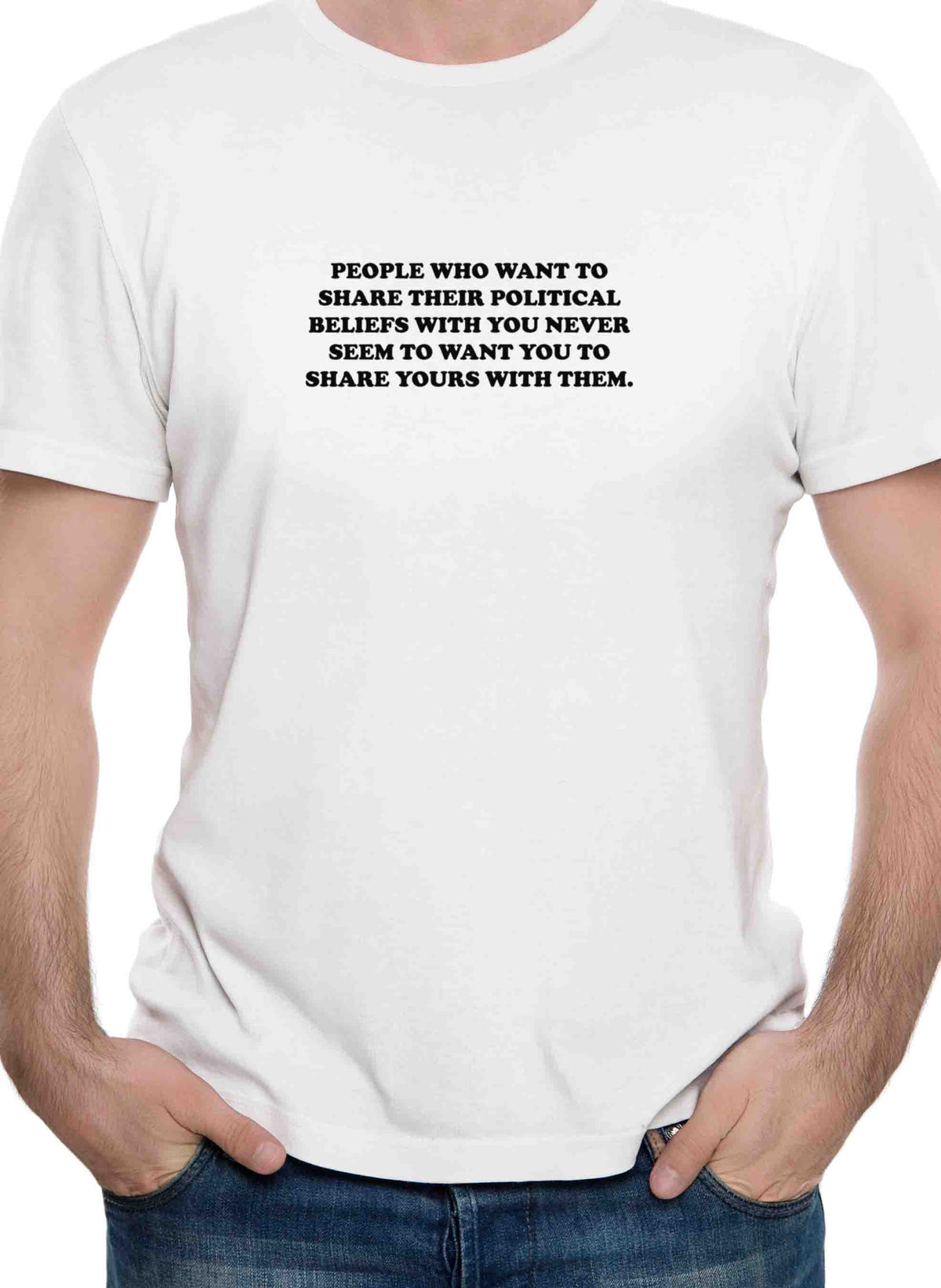 People Who Want to Share Their Political Beliefs T-Shirt product image 7