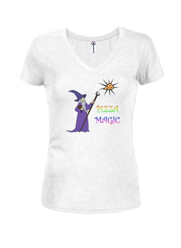 Pizza Magic Juniors V Neck T-Shirt product image 3