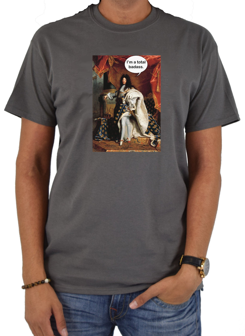 Portrait of Louis XIV I’m a total badass T-Shirt product image 4