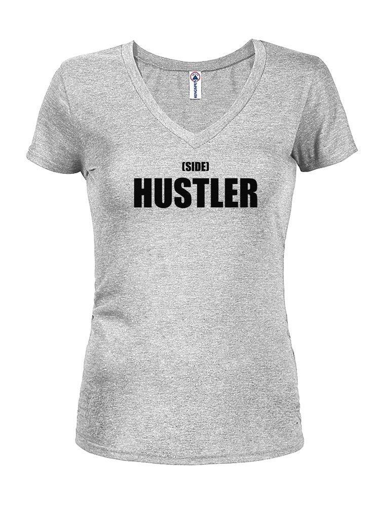 (SIDE) HUSTLER Juniors V Neck T-Shirt product image 3