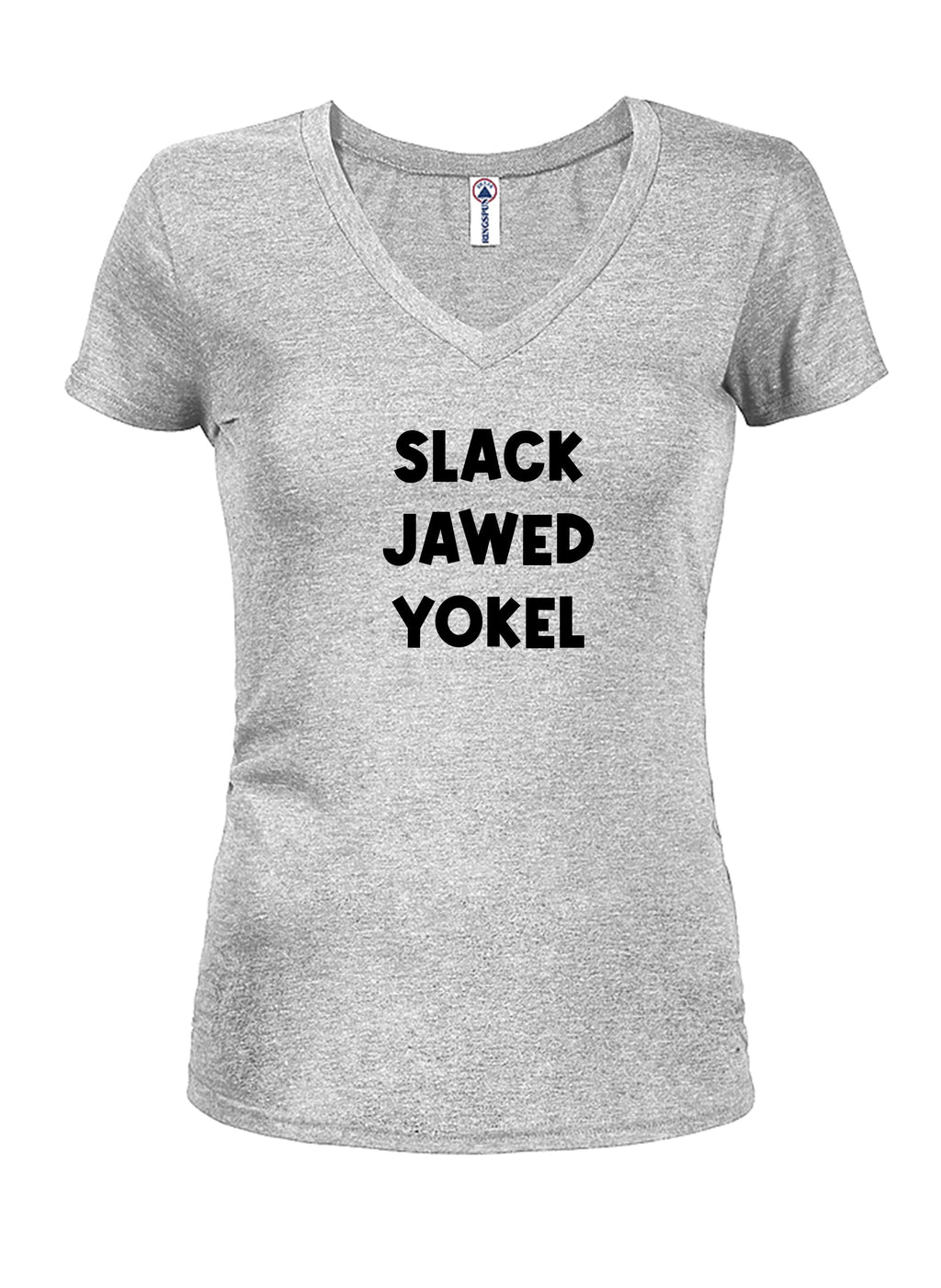 SLACK JAWED YOKEL Juniors V Neck T-Shirt product image 3