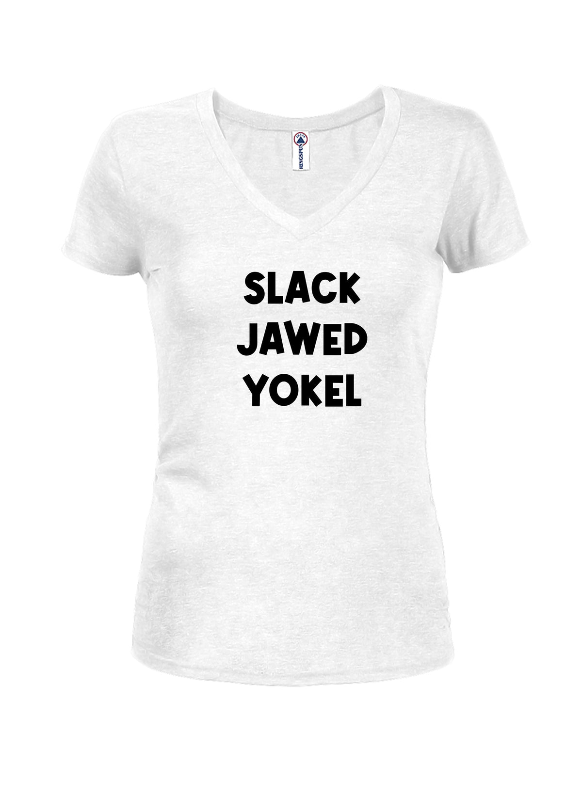 SLACK JAWED YOKEL Juniors V Neck T-Shirt product image 2