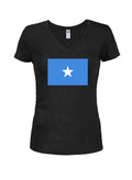 Somali Flag Juniors V Neck T-Shirt product image 1