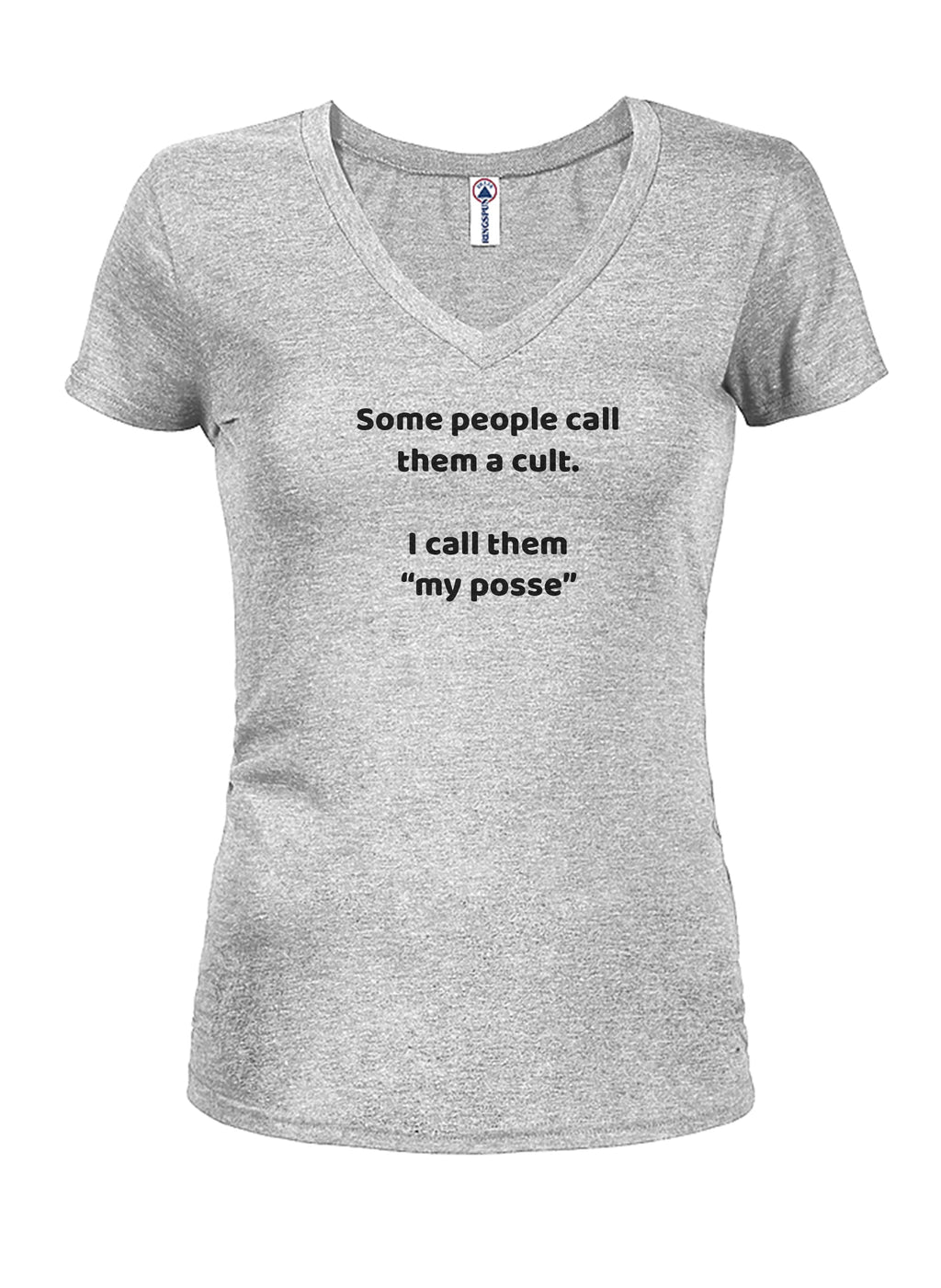 Some people call them a cult Juniors V Neck T-Shirt product image 3