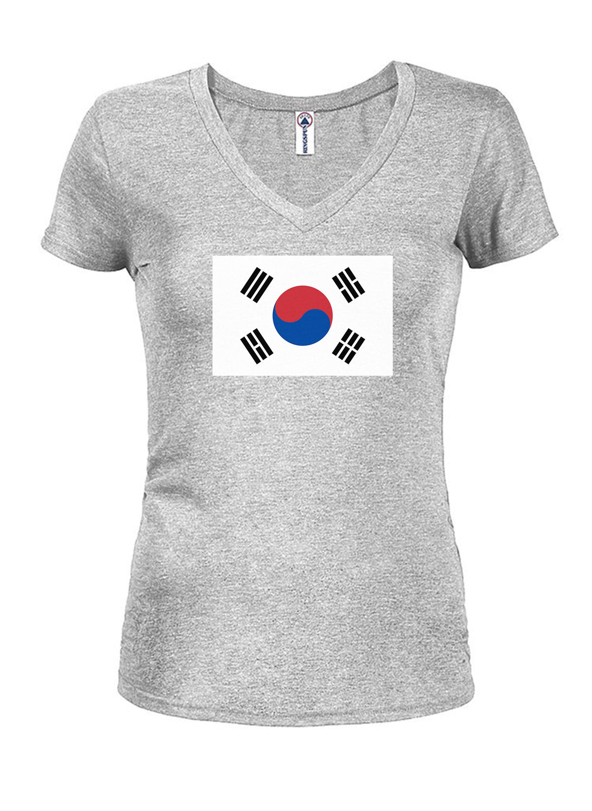 South Korean Flag Juniors V Neck T-Shirt product image 2