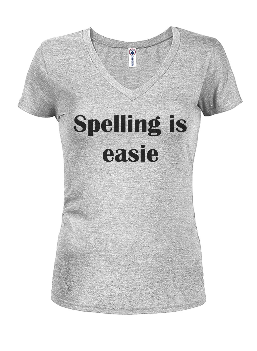 Spelling is easie Juniors V Neck T-Shirt product image 3