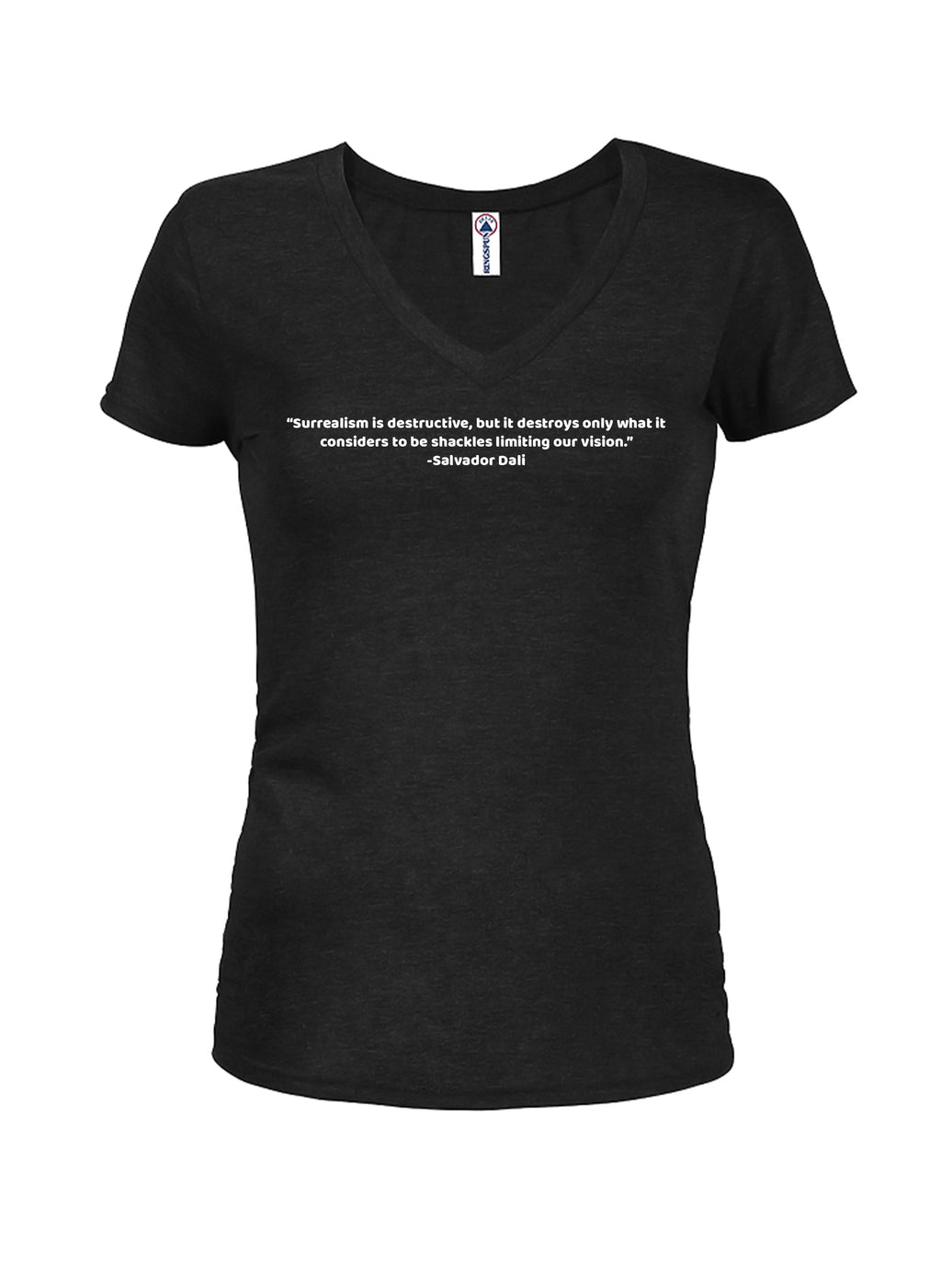 Surrealism is Destructive Juniors V Neck T-Shirt product image 1