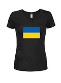 Ukrainian Flag Juniors V Neck T-Shirt product image 1