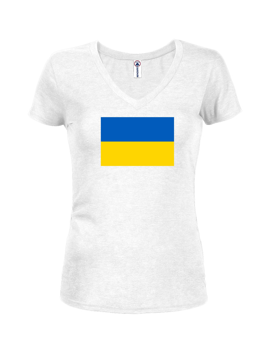 Ukrainian Flag Juniors V Neck T-Shirt product image 2
