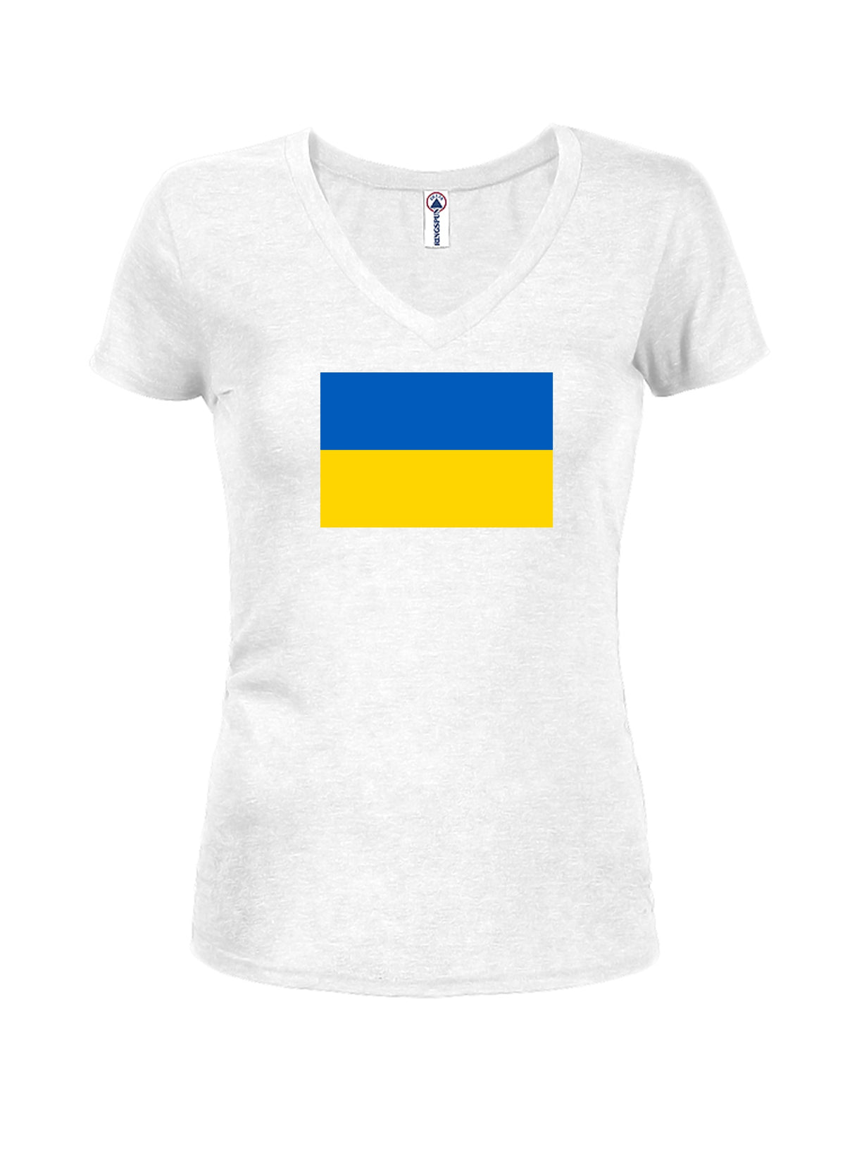 Ukrainian Flag Juniors V Neck T-Shirt product image 2