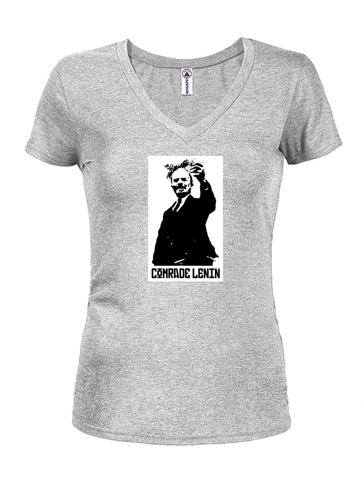 Vladimir Lenin Comrade Juniors V Neck T-Shirt product image 3