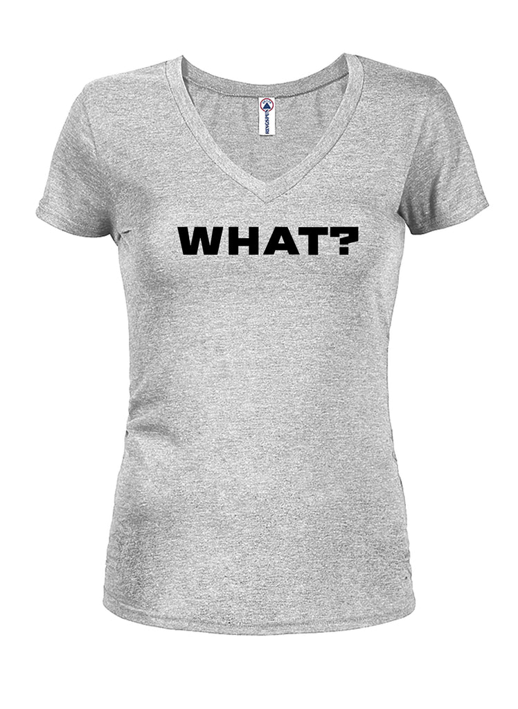 WHAT? Juniors V Neck T-Shirt product image 3