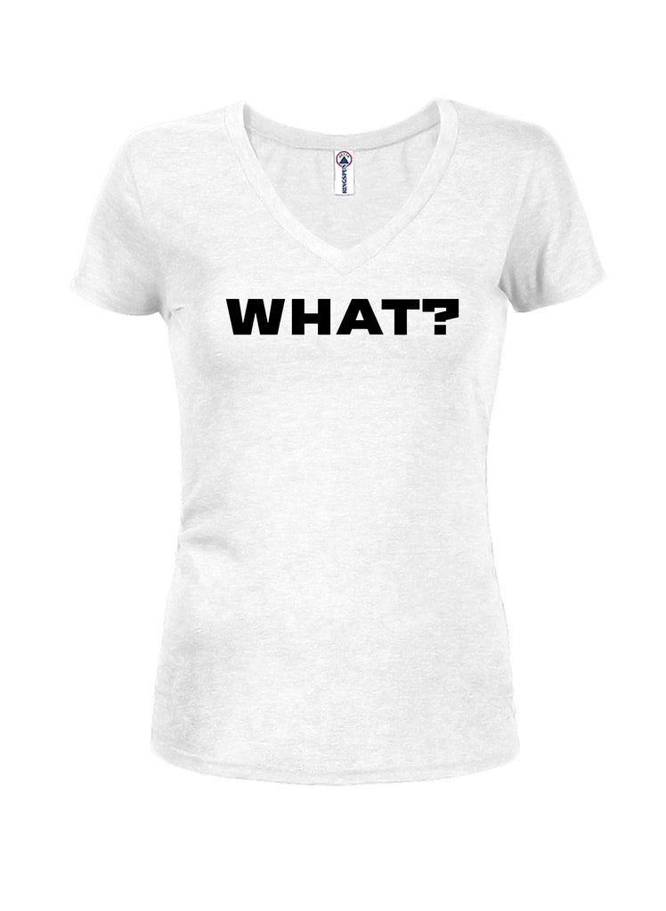 WHAT? Juniors V Neck T-Shirt product image 2