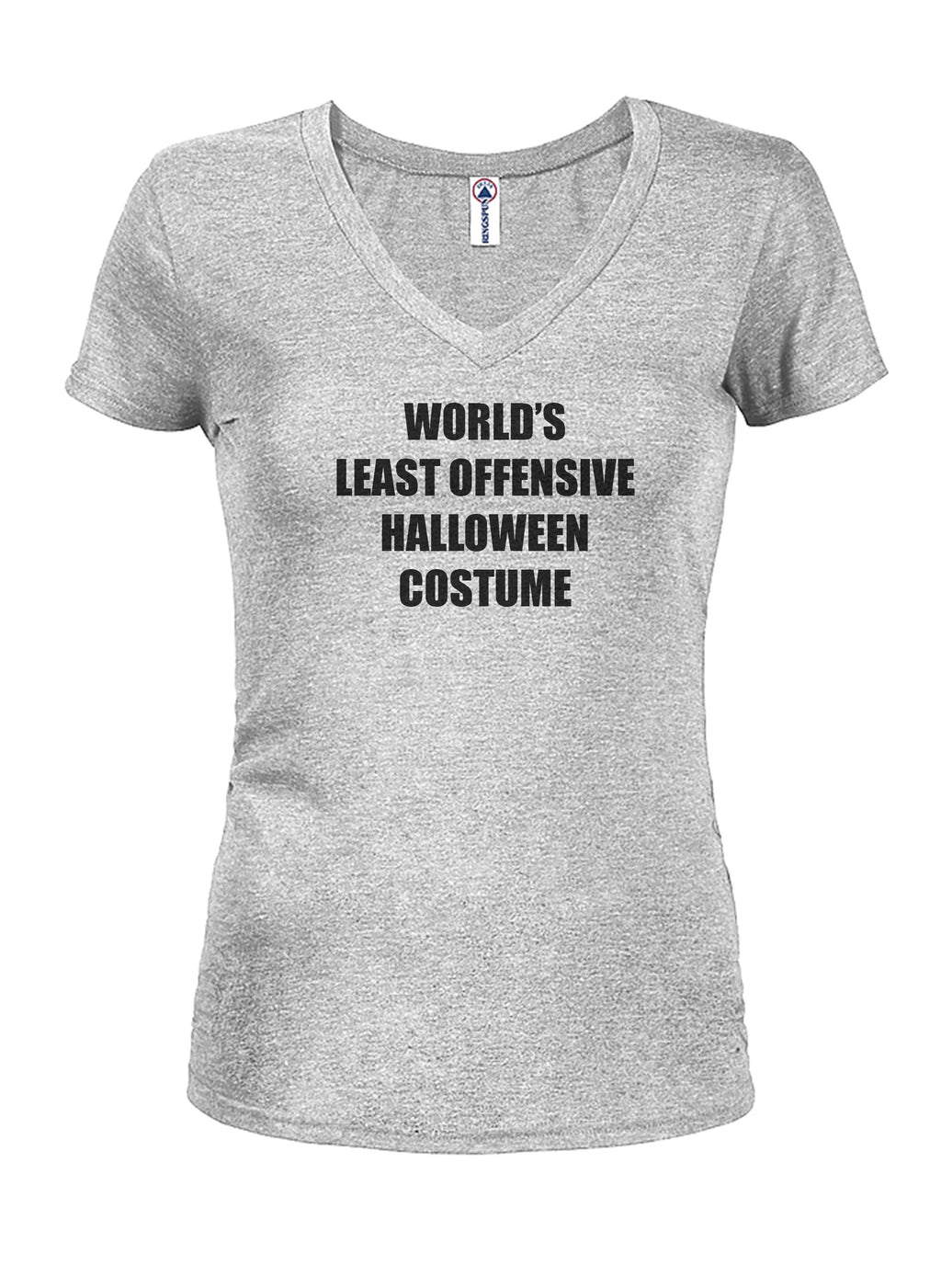 World's Least Offensive Halloween Costume Juniors V Neck product image 3