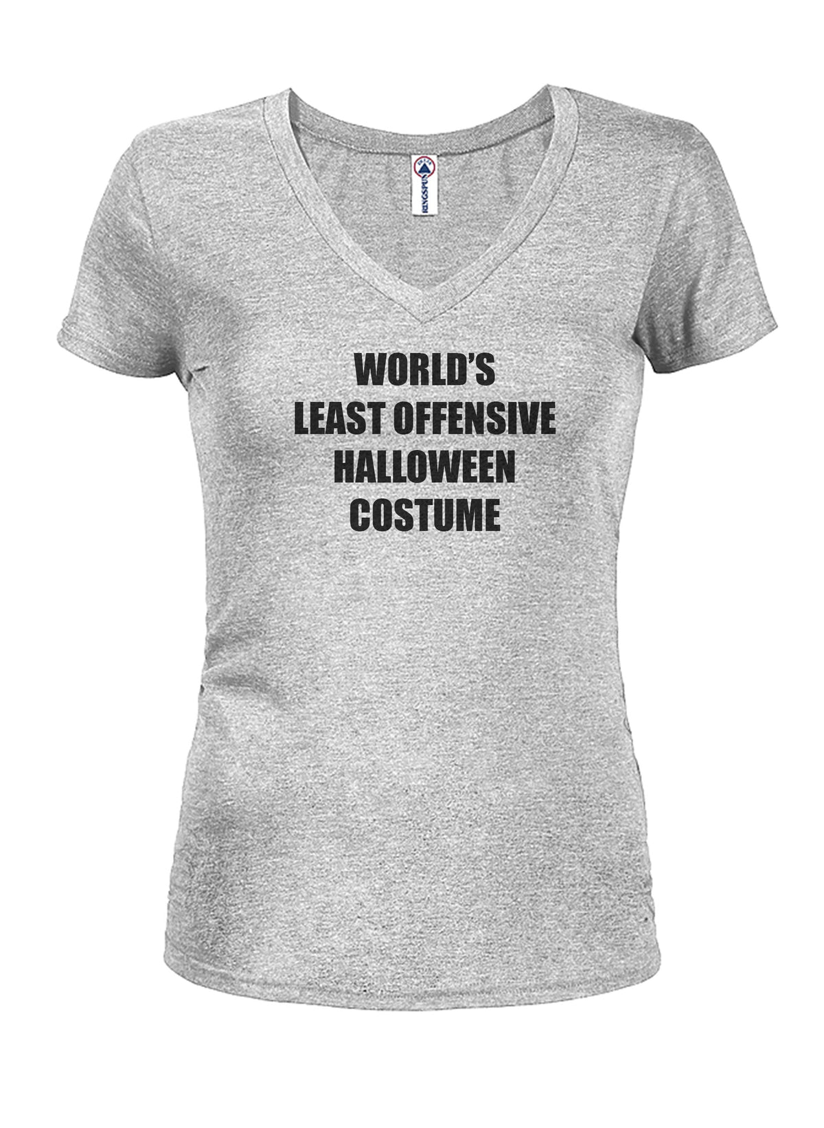 World's Least Offensive Halloween Costume Juniors V Neck product image 3