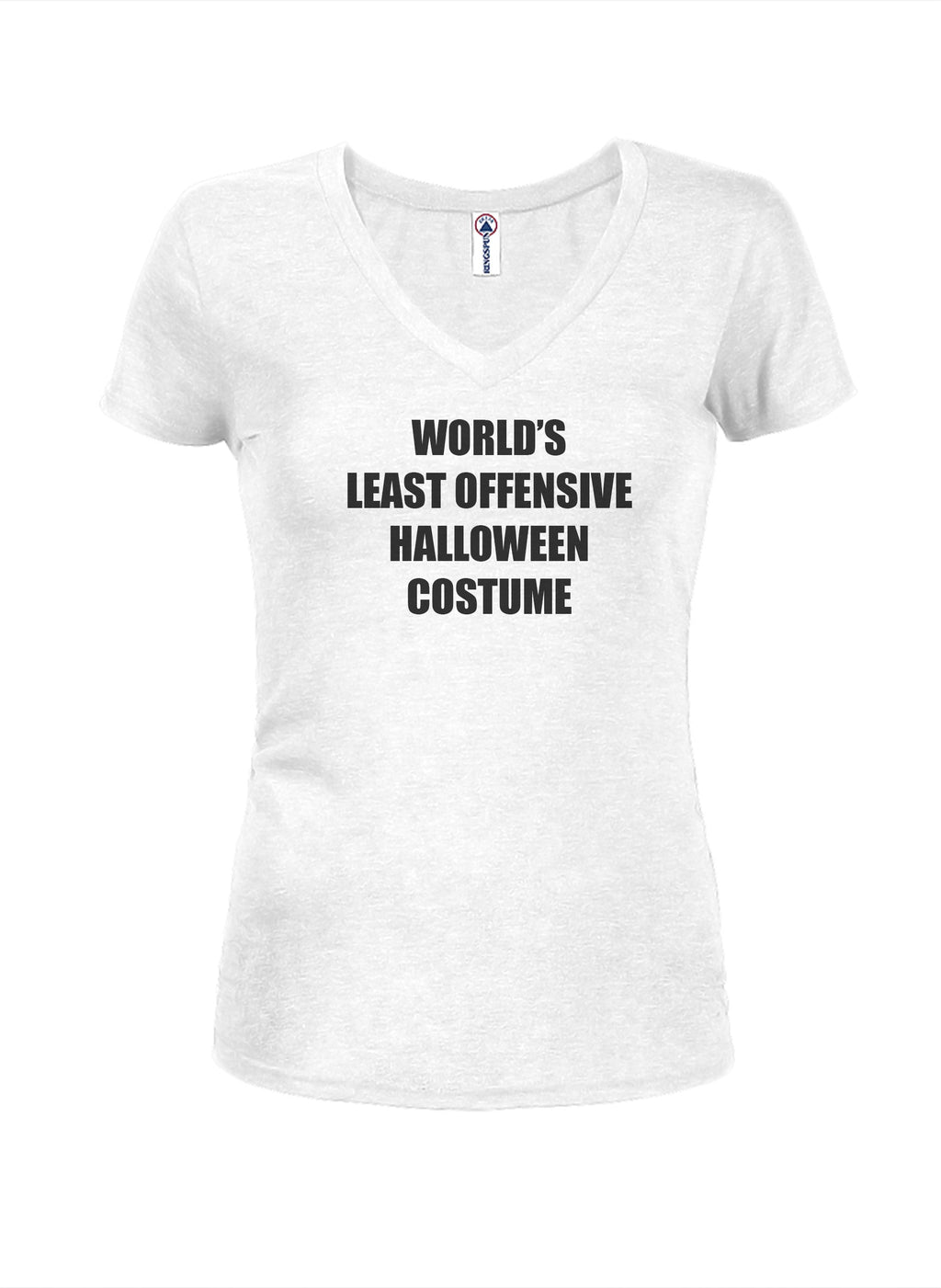 World's Least Offensive Halloween Costume Juniors V Neck product image 2