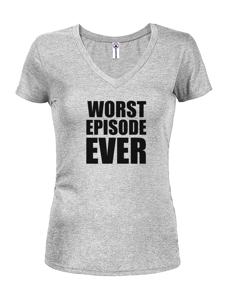 WORST EPISODE EVER Juniors V Neck T-Shirt product image 3