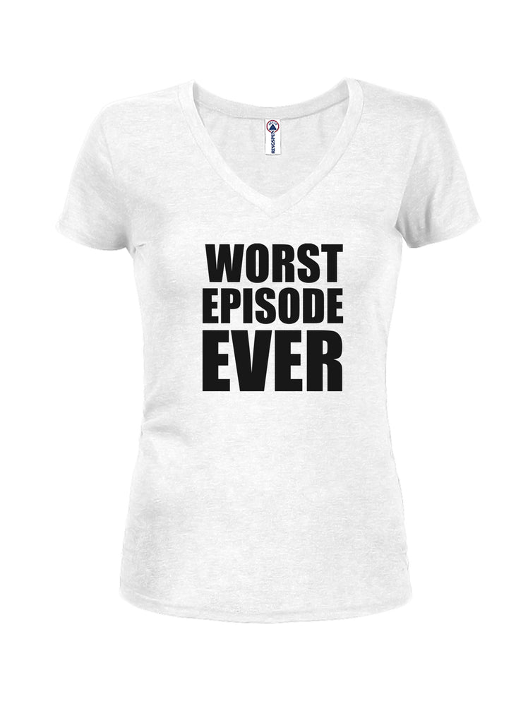 WORST EPISODE EVER Juniors V Neck T-Shirt product image 2