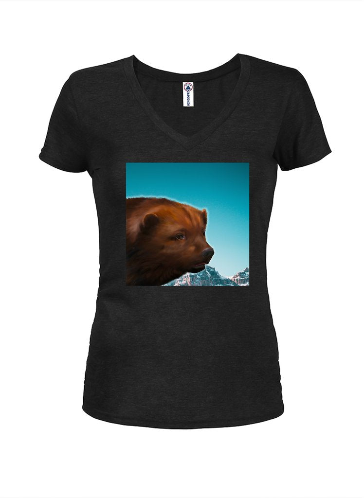 Wolverine Mountain Juniors V Neck T-Shirt product image 1
