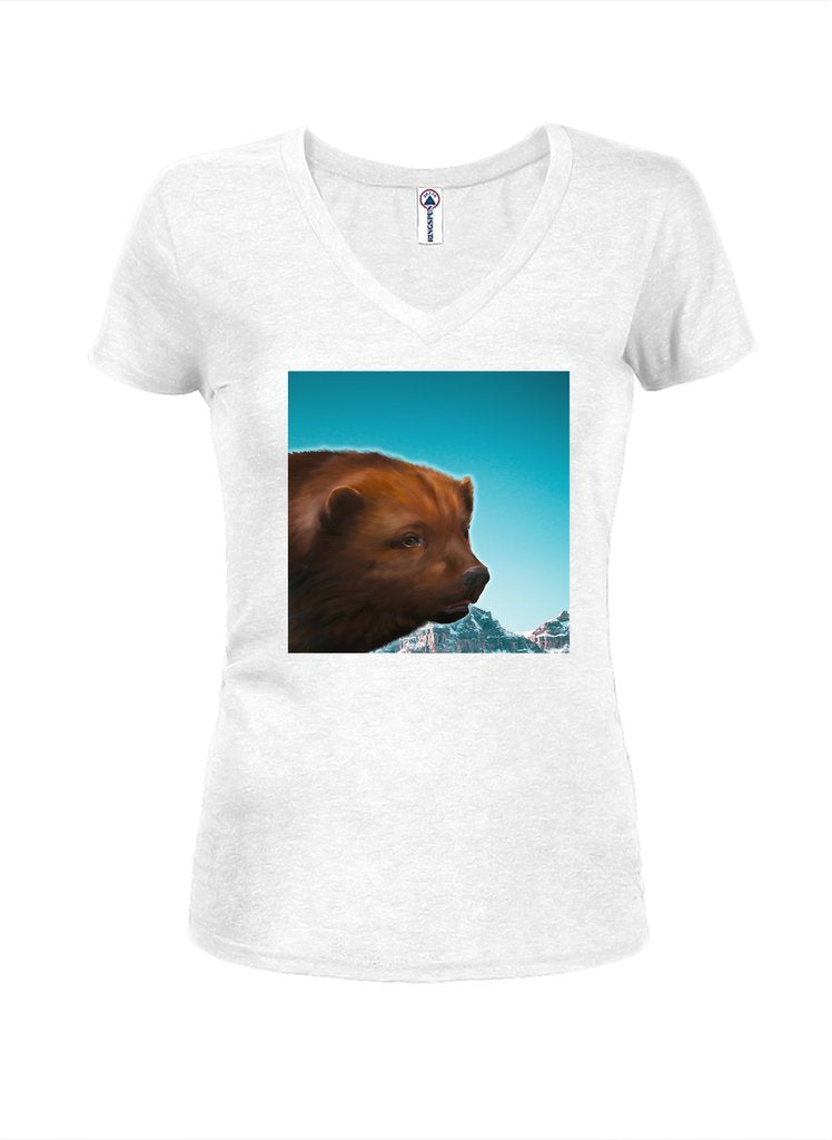 Wolverine Mountain Juniors V Neck T-Shirt product image 2