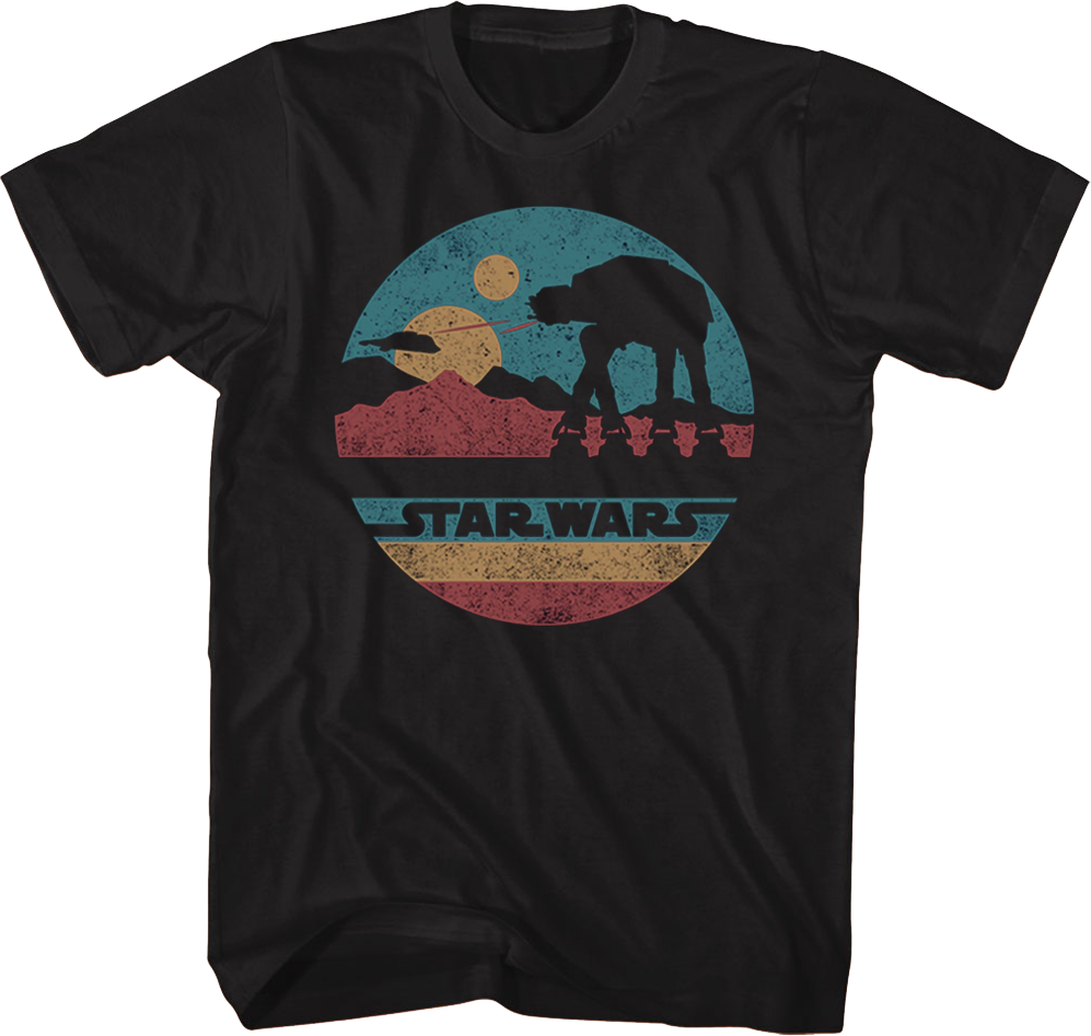 AT-AT Silhouette Star Wars T-Shirt product image 1