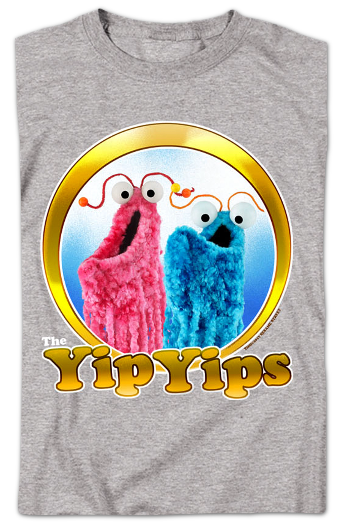 Athletic Heather Yip Yips Sesame Street T-Shirt product image 2