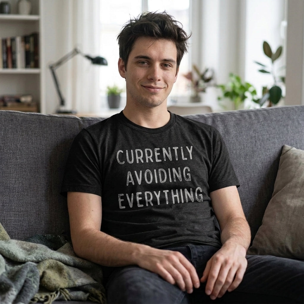 Currently Avoiding Everything Men's T Shirt product image 2