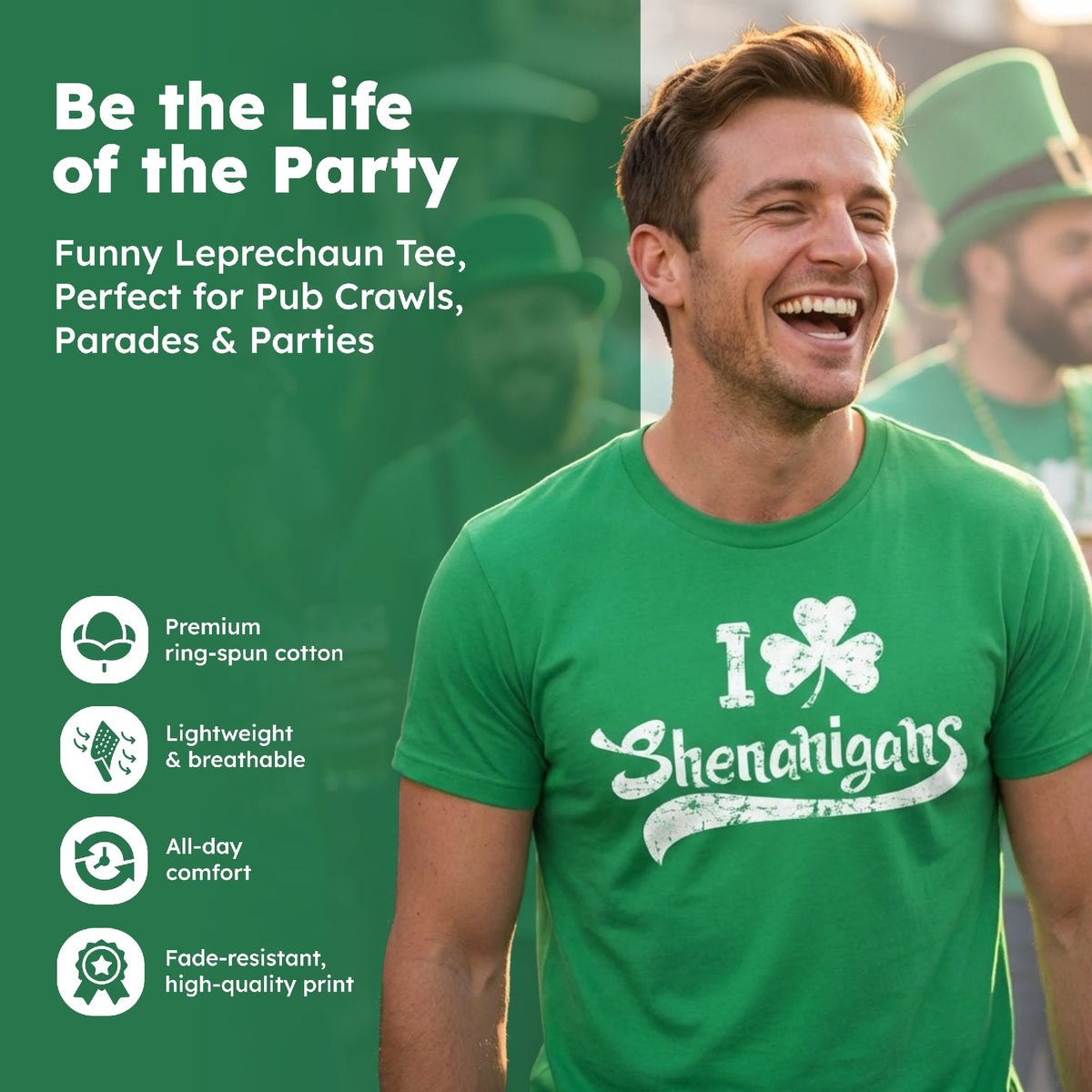 I Clover Shenanigans Men's T Shirt product image 13