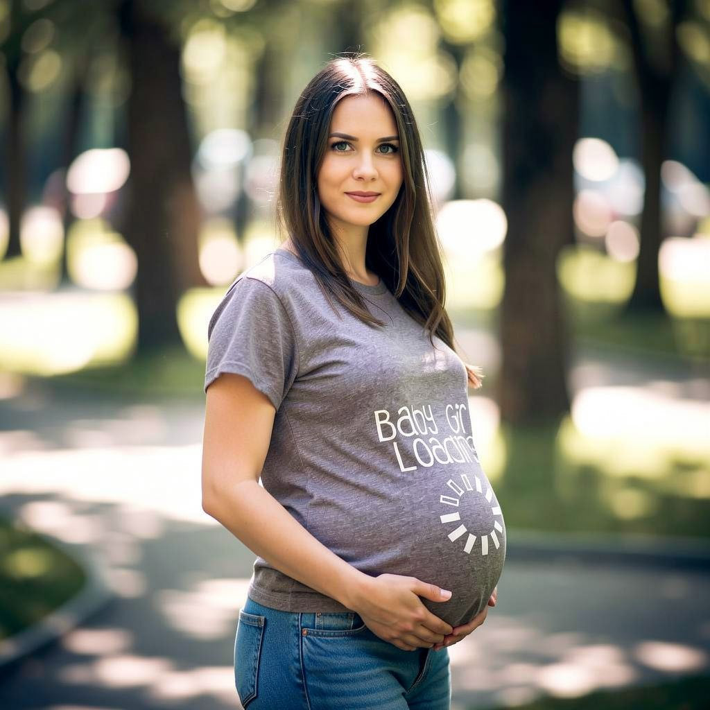 Baby Girl Loading Maternity T Shirt product image 8