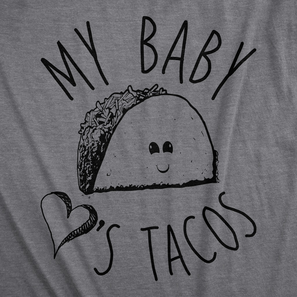 My Baby Loves Tacos Maternity T Shirt product image 3