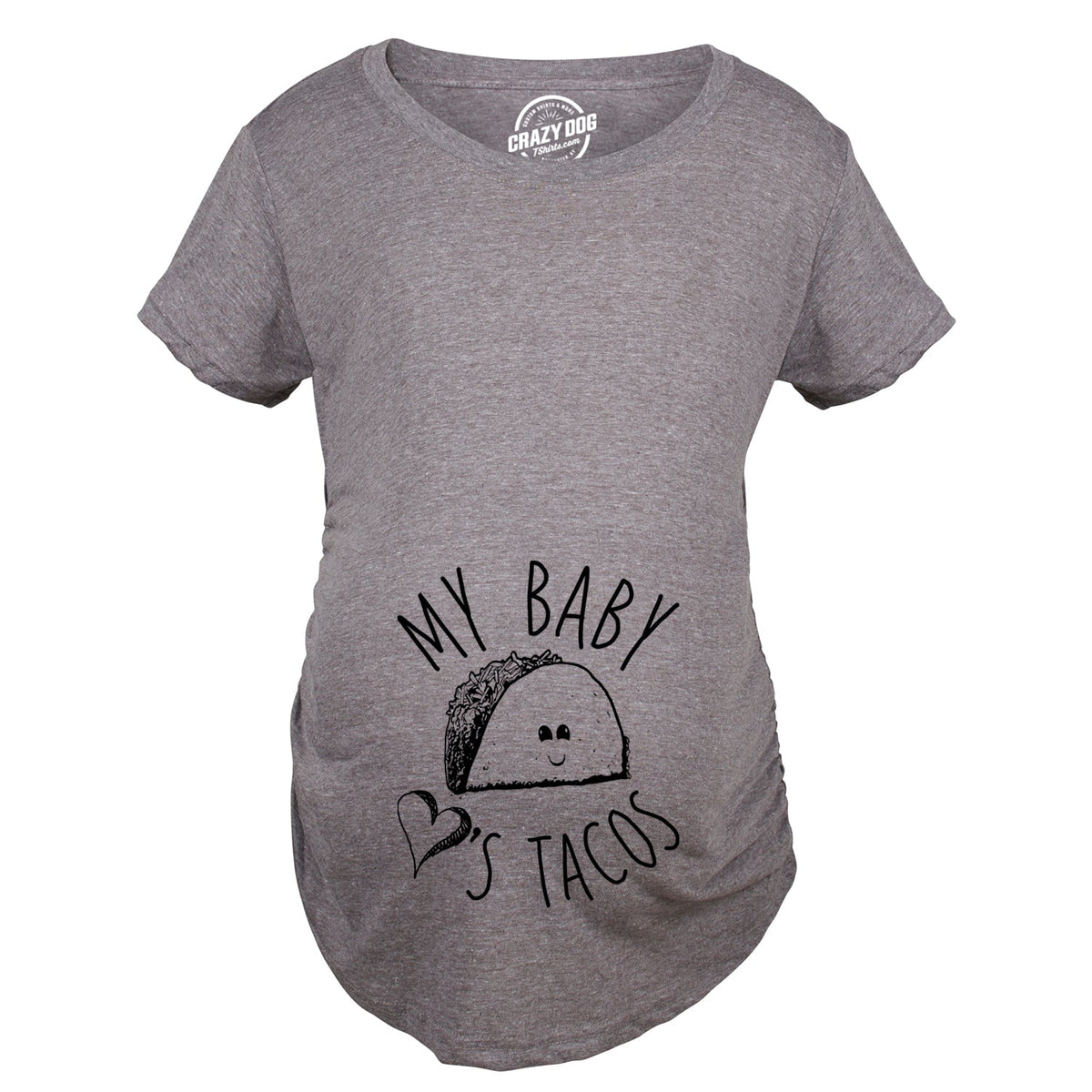 My Baby Loves Tacos Maternity T Shirt product image 2