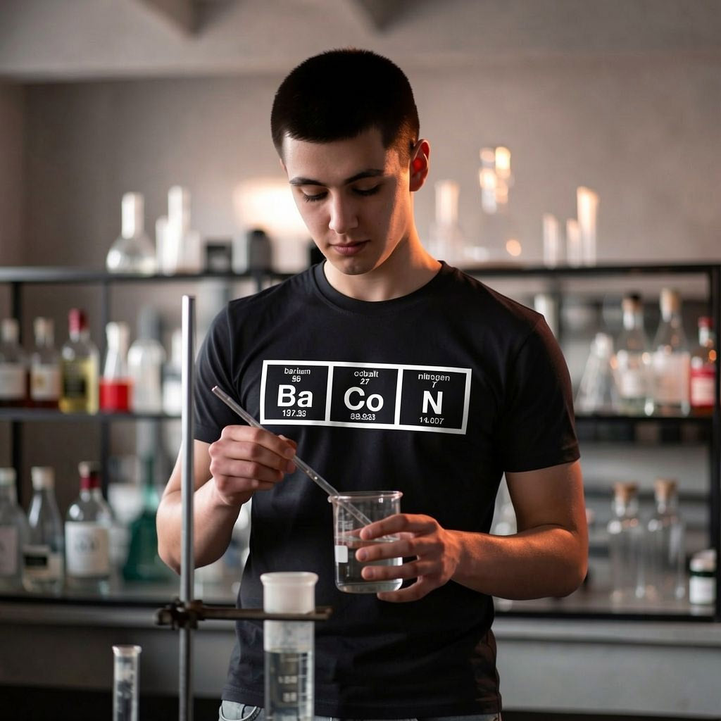 Chemistry Of Bacon Men's T Shirt product image 12
