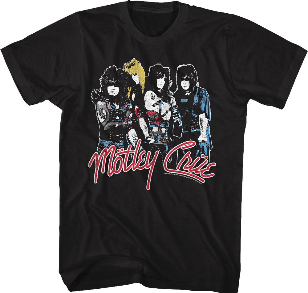 Band And Logo Motley Crue T-Shirt