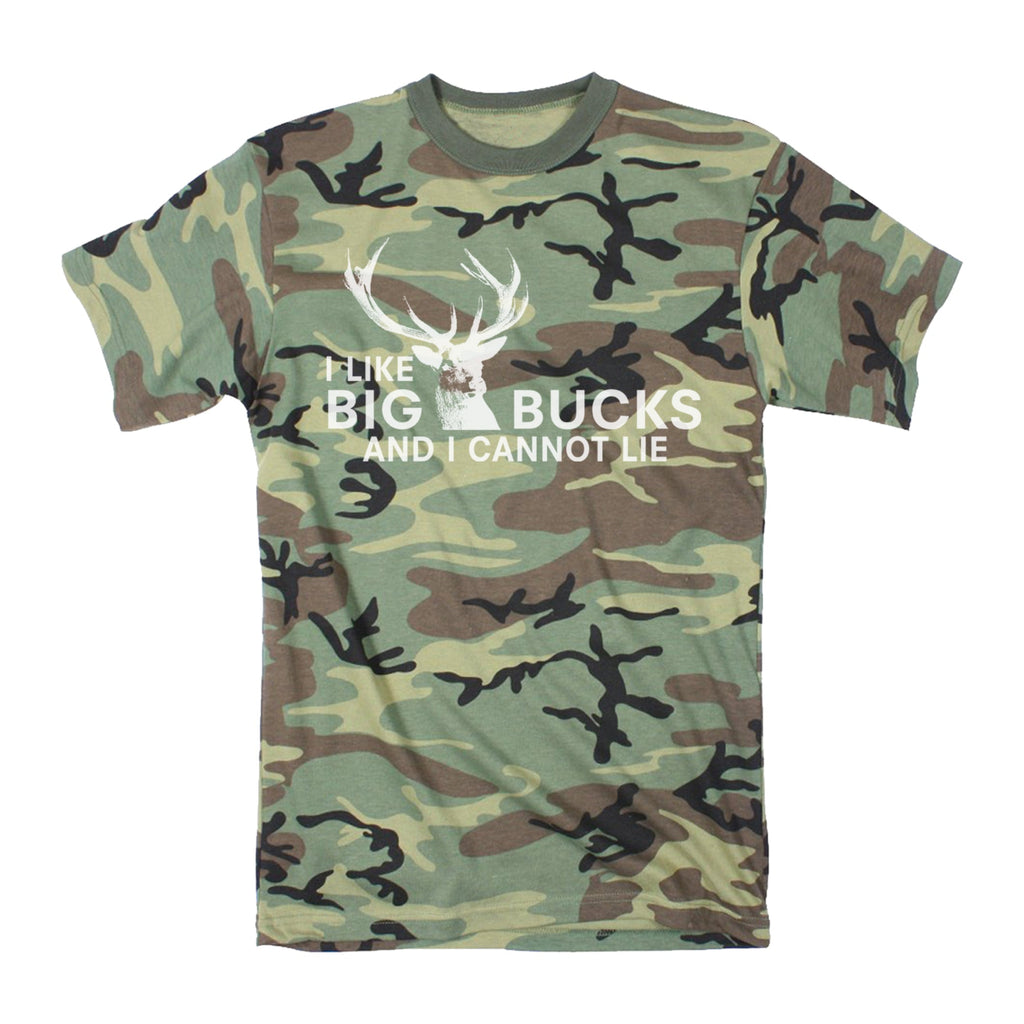 I Like Big Bucks Camo Men's T Shirt product image 1