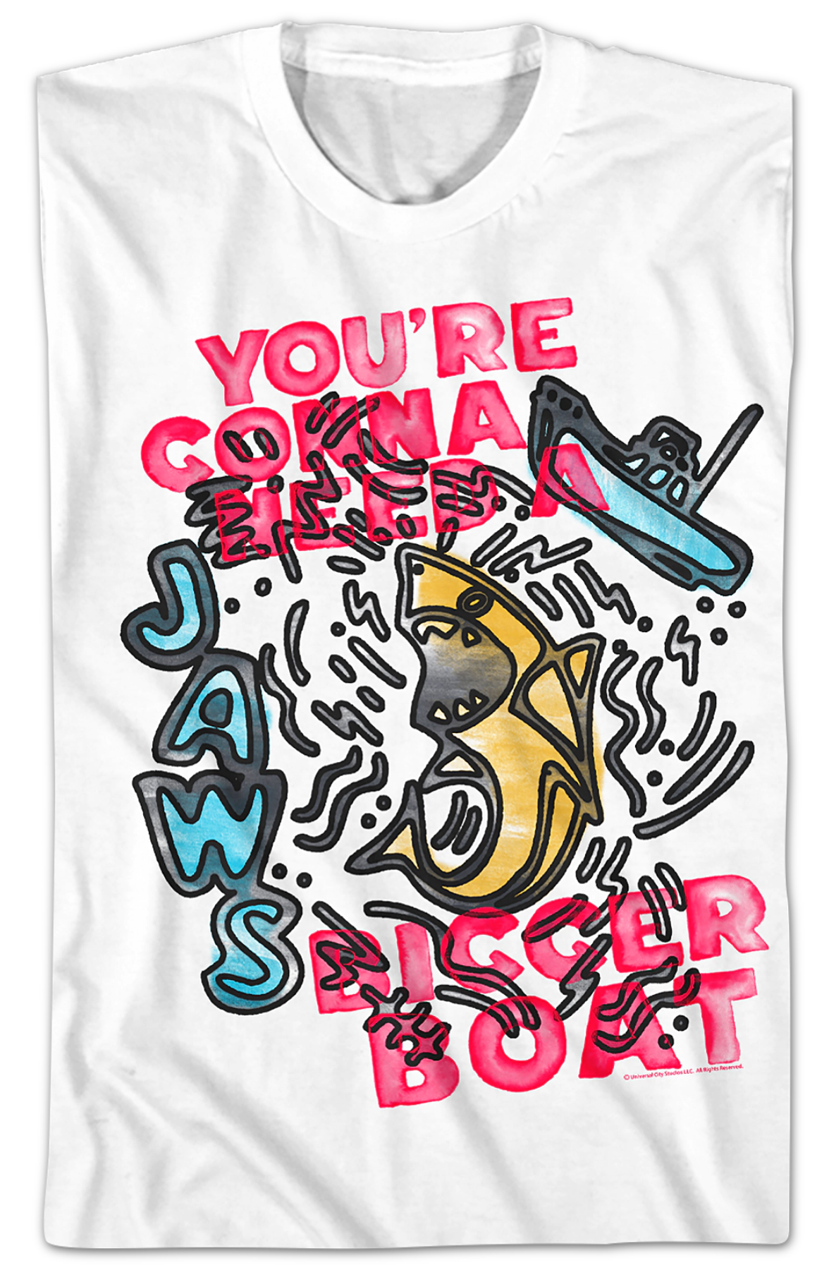 Bigger Sketch Jaws T-Shirt product image 2
