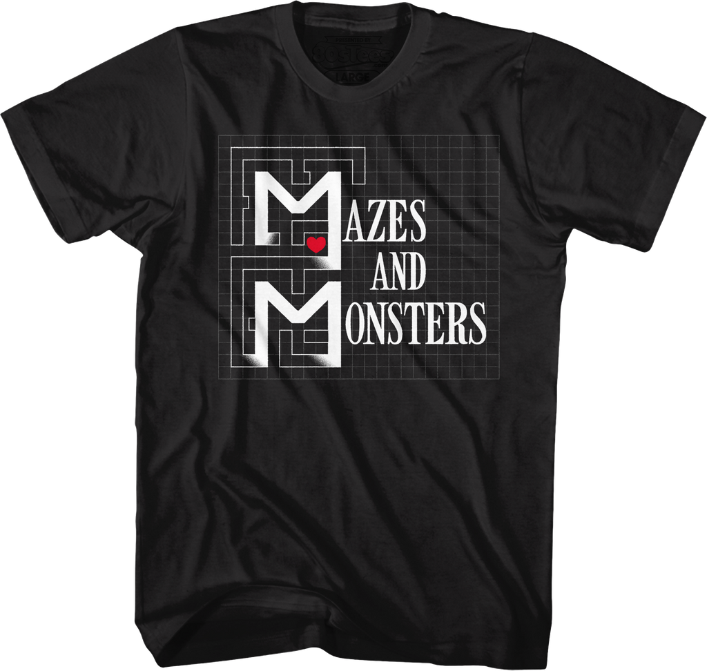 Black Mazes And Monsters T-Shirt product image 1